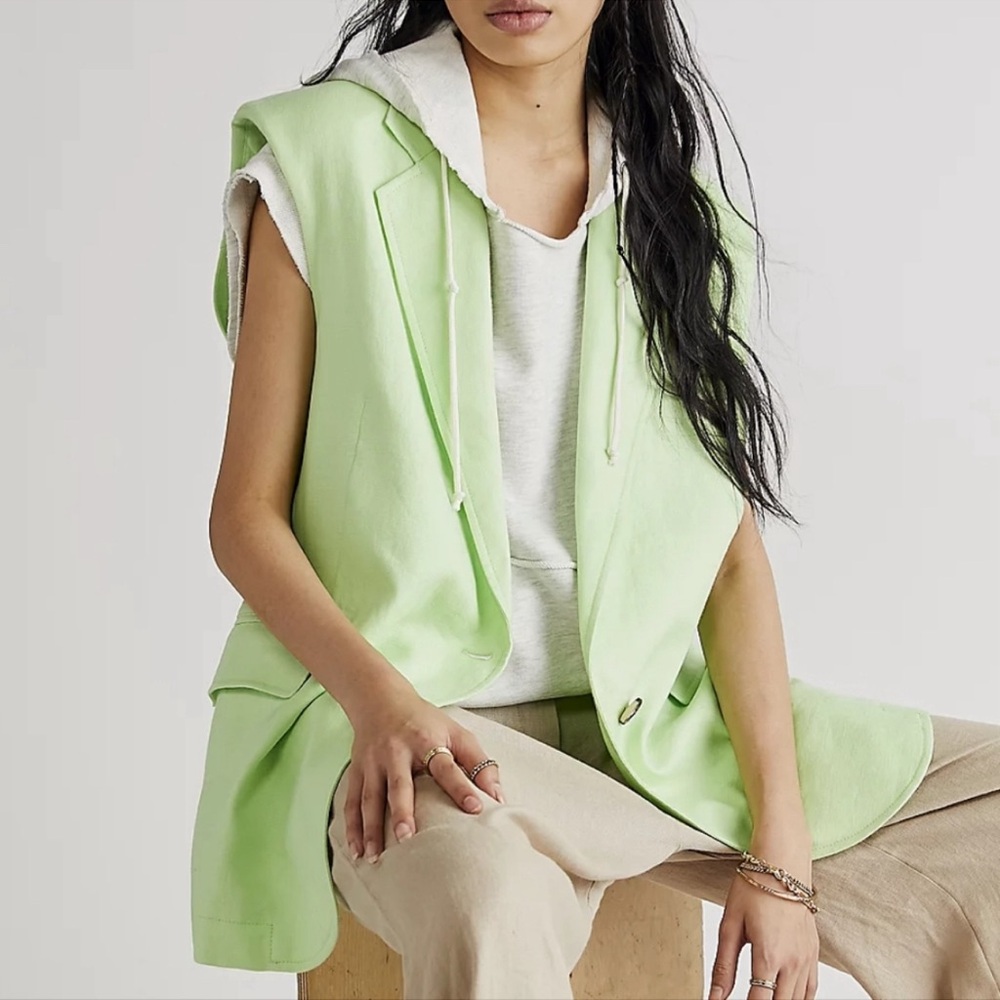 NWOT Free People Vest/Blazer Bright Young Things